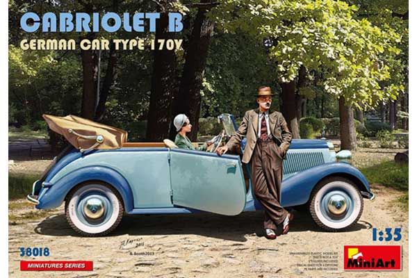 CABRIOLET B немецкий Автомобиль Type 170V (MiniArt 38018) 1/35