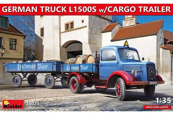 Німецька вантажівка L1500S з причепом (MiniArt 38023) 1/35 Німецька вантажівка L1500S з причепом (MiniArt 38023) 1/35