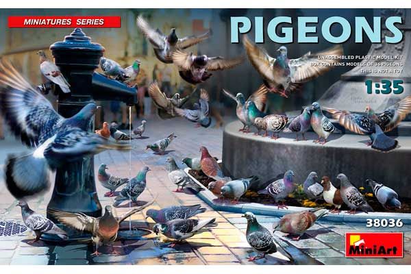 Голуби (MiniArt 38036) 1/35 Голуби (MiniArt 38036) 1/35