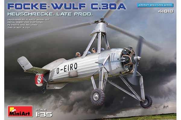 Focke Wulf FW C.30A “Heuschrecke” Позднего Производства (MiniArt 41018) 1/35 Focke Wulf FW C.30A “Heuschrecke” Позднего Производства (MiniArt 41018) 1/35