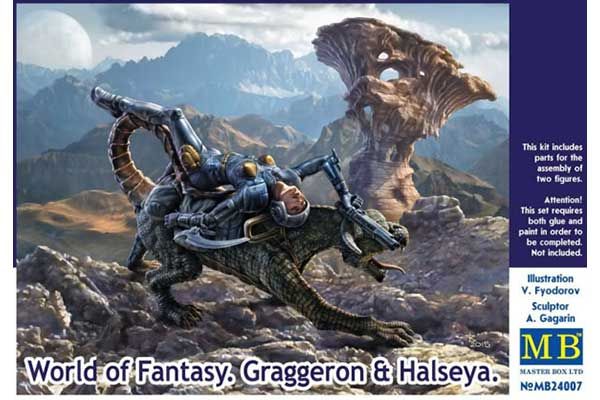Світ фентезі. Грагерон і Хелсі (MASTER BOX 24007) 1/24 Світ фентезі. Грагерон і Хелсі (MASTER BOX 24007) 1/24