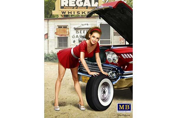 Серія Pin-up: Коротка зупинка, набір № 3 (MASTER BOX 24017) 1/24 Серія Pin-up: Коротка зупинка, набір № 3 (MASTER BOX 24017) 1/24