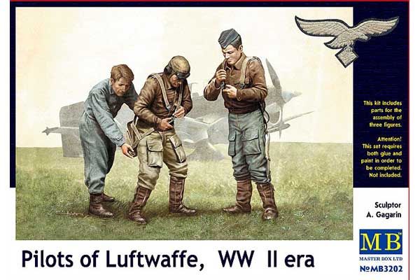 Пилоты в Люфтваффе (Master Box 3202) 1/32