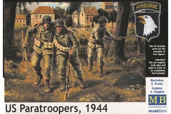 Парашутний десант США, 1944 р. (Master Box 3511) 1/35 Парашутний десант США, 1944 р. (Master Box 3511) 1/35