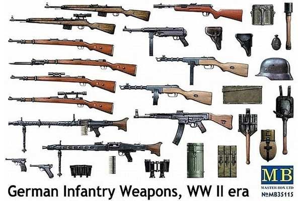 Зброя німецької піхоти (Master Box 35115) 1/35 Зброя німецької піхоти (Master Box 35115) 1/35