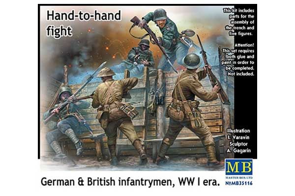 Рукопашний бій. Німці проти Британців (Master Box 35116) 1/35 Рукопашний бій. Німці проти Британців (Master Box 35116) 1/35