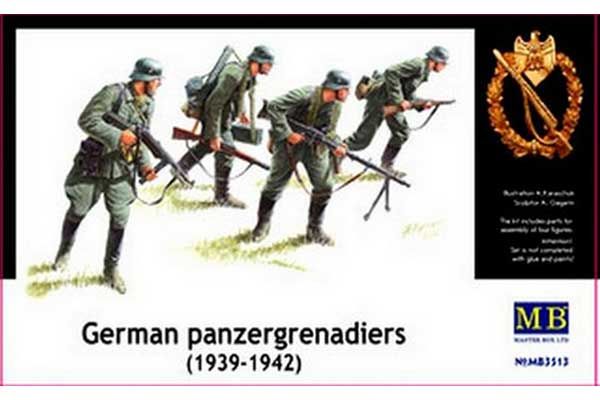Німецькі панцергренадери, 1939-1942р (Master Box 3513) 1/35 Німецькі панцергренадери, 1939-1942р (Master Box 3513) 1/35