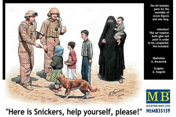 "Тримай снікерс, пригощайся!" (MASTER BOX 35159) 1/35