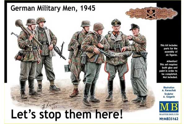 Немецкие военные "Остановим их здесь!", 1945 (Master Box 35162) 1/35