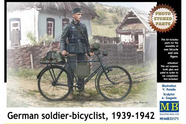 Немецкий солдат-велосипедист, 1939-1942 (Master Box  35171) 1/35