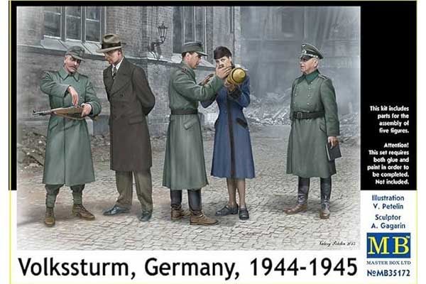 Фольксштурм, Німеччина, 1944-1945 (Master Box 35172) 1/35 Фольксштурм, Німеччина, 1944-1945 (Master Box 35172) 1/35