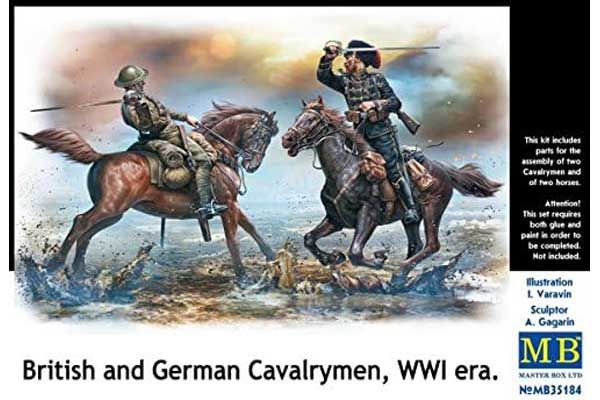 Британські та німецькі кавалеристи, 1 СВ (Master Box 35184) 1/35 Британські та німецькі кавалеристи, 1 СВ (Master Box 35184) 1/35