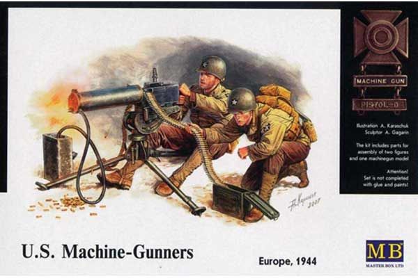 Пулеметчики армии США, Европа 1944 г. (Master Box 3519) 1/35
