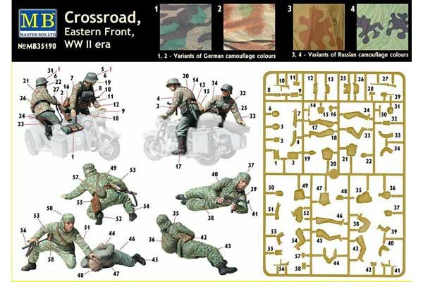 Перехрестя, східний фронт, 2СВ (Master Box 35190) 1/35 Перехрестя, східний фронт, 2СВ (Master Box 35190) 1/35