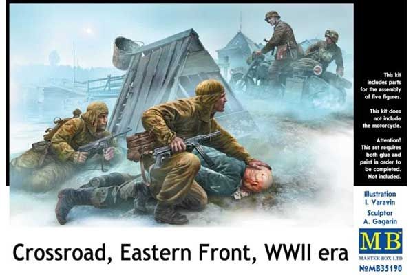 Перехрестя, східний фронт, 2СВ (Master Box 35190) 1/35 Перехрестя, східний фронт, 2СВ (Master Box 35190) 1/35