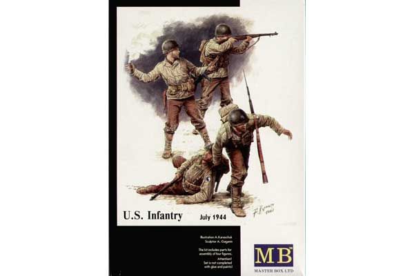 Піхота США, липень 1944 р. (Master Box 3521) 1/35 Піхота США, липень 1944 р. (Master Box 3521) 1/35