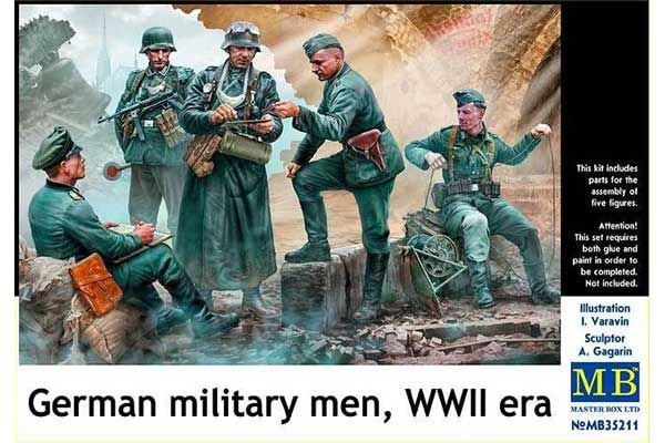 Немецкие военные, период 2МВ (Master Box 35211) 1/35
