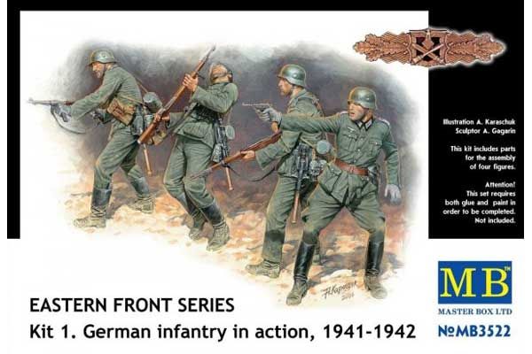 Німецька піхота в бою літо 1941-1942 (Master Box 3522) 1/35 Німецька піхота в бою літо 1941-1942 (Master Box 3522) 1/35