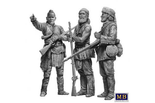 Могиканы. Комплект №5 (Master Box 35232) 1/35 Могиканы. Комплект №5 (Master Box 35232) 1/35