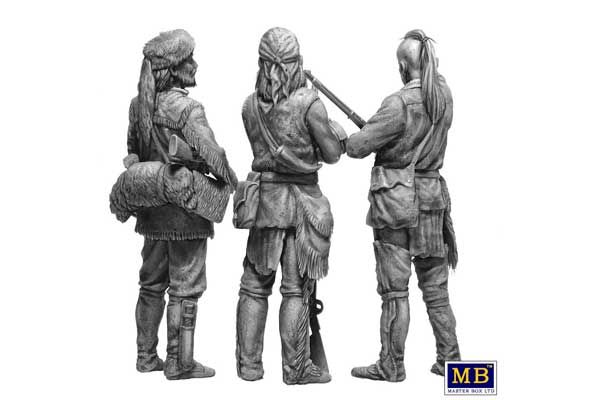 Могиканы. Комплект №5 (Master Box 35232) 1/35 Могиканы. Комплект №5 (Master Box 35232) 1/35