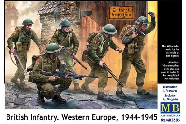 Британська піхота. Західна Європа 1944-1945 (Master Box 3585) 1/35 Британська піхота. Західна Європа 1944-1945 (Master Box 3585) 1/35