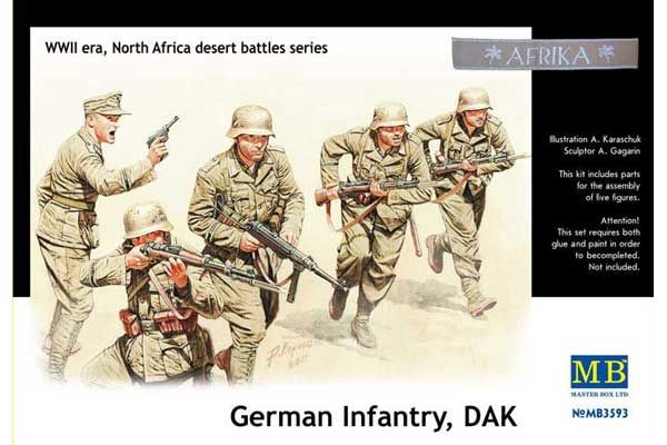 Піхота Африканського корпусу (Master Box 3593) 1/35 Піхота Африканського корпусу (Master Box 3593) 1/35