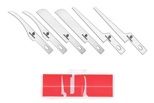 Набір зажимних пилочок для пластику (6 шт.) Набір зажимних пилочок для пластику (6 шт.)