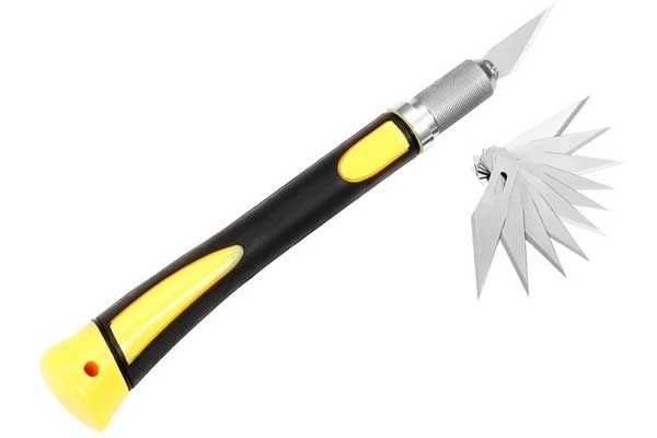 Модельний цанговий ніж з 10 лезами Модельний цанговий ніж з 10 лезами