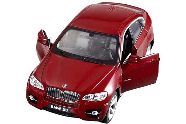 Машинка р / к 1:24 Meizhi лиценз. BMW X6 металева (червона)