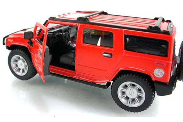Машинка р / к 1:24 Meizhi лиценз. Hummer H2 металева (червона)