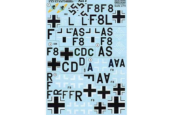 Декаль для літака Focke- Wulf Fw 200 "Condor", частина 4 (Print Scale 72-245) 1/72 Декаль для літака Focke- Wulf Fw 200 "Condor", частина 4 (Print Scale 72-245) 1/72