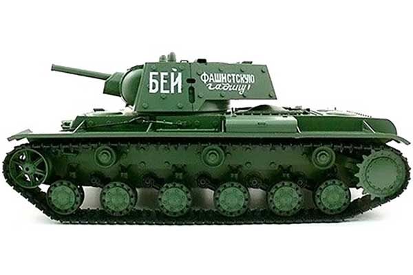 Радіокерований танк КВ-1 з пневмогарматою та димом (Heng Long HL3878-1) 1/16 Радіокерований танк КВ-1 з пневмогарматою та димом (Heng Long HL3878-1) 1/16