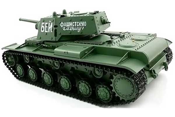 Радіокерований танк КВ-1 з пневмогарматою та димом (Heng Long HL3878-1) 1/16 Радіокерований танк КВ-1 з пневмогарматою та димом (Heng Long HL3878-1) 1/16