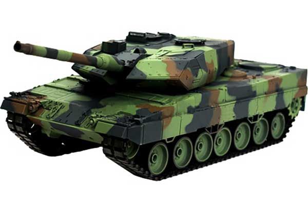 Радіокерований танк Leopard II A6 з пневмогарматою і димом (Heng Long HL3889-1) 1/16 Радіокерований танк Leopard II A6 з пневмогарматою і димом (Heng Long HL3889-1) 1/16