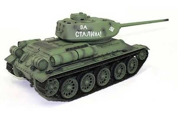 Радіокерований танк Т-34 з пневмогарматою та димом (Heng Long HL3909-1) 1/16 Радіокерований танк Т-34 з пневмогарматою та димом (Heng Long HL3909-1) 1/16