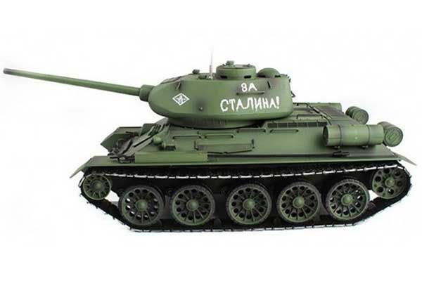 Радіокерований танк Т-34 з пневмогарматою та димом (Heng Long HL3909-1) 1/16 Радіокерований танк Т-34 з пневмогарматою та димом (Heng Long HL3909-1) 1/16