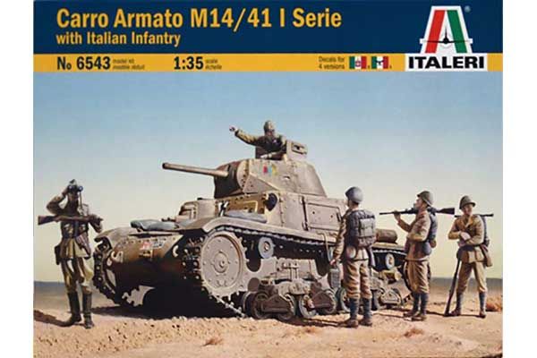 CARRO ARMATO M14/41 с итальянской пехотой (ITALERI 6543) 1/35