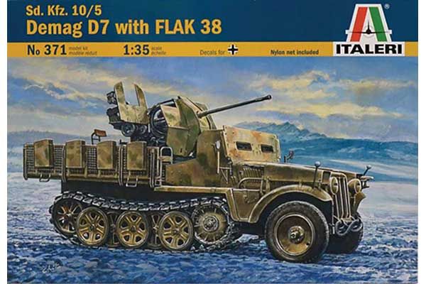 Demag D7 с пушкой Flak 38 (ITALERI 0371) 1/35