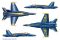 F/A - 18 Hornet ''Blue Angels'' (ITALERI 1324) 1/72