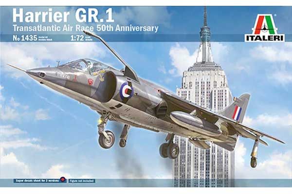 HARRIER GR.1 Transatlantic Air Race 50th Ann. (ITALERI 1435) 1/72 HARRIER GR.1 Transatlantic Air Race 50th Ann. (ITALERI 1435) 1/72
