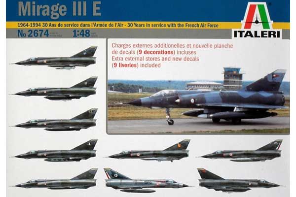 Mirage III E Armee De L'air (ITALERI 2674) 1/48 Mirage III E Armee De L'air (ITALERI 2674) 1/48