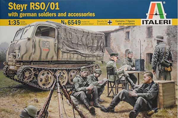 STEYR RSO/01 з німецькими солдатами (ITALERI 6549) 1/35 STEYR RSO/01 з німецькими солдатами (ITALERI 6549) 1/35