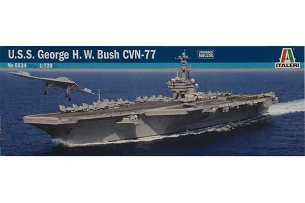 U.S.S. GEORGE H.W. BUSH CVN-77 (ITALERI 5534) 1/720 U.S.S. GEORGE H.W. BUSH CVN-77 (ITALERI 5534) 1/720