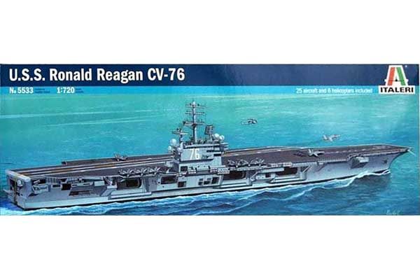 U.S.S. RONALD REAGAN (ITALERI 5533) 1/720 U.S.S. RONALD REAGAN (ITALERI 5533) 1/720