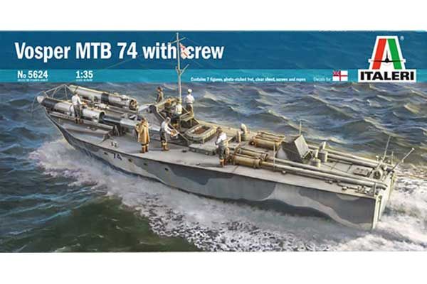 Vosper MTB 74 з екіпажем (ITALERI 5624) 1/35 Vosper MTB 74 з екіпажем (ITALERI 5624) 1/35