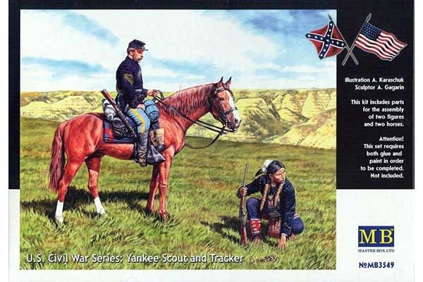 Янки-розвідник і мисливець (MASTER BOX 3549) 1/35 Янки-розвідник і мисливець (MASTER BOX 3549) 1/35