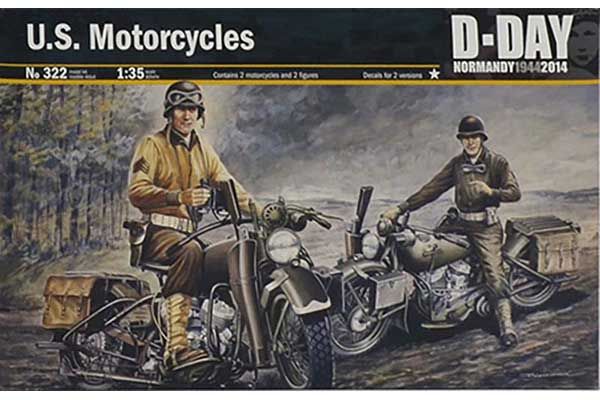 Мотоцикли США (ITALERI 322) 1/35 Мотоцикли США (ITALERI 322) 1/35