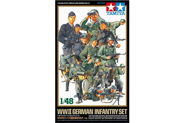 Німецька піхота 2СВ (Tamiya 32512) 1/48 Німецька піхота 2СВ (Tamiya 32512) 1/48
