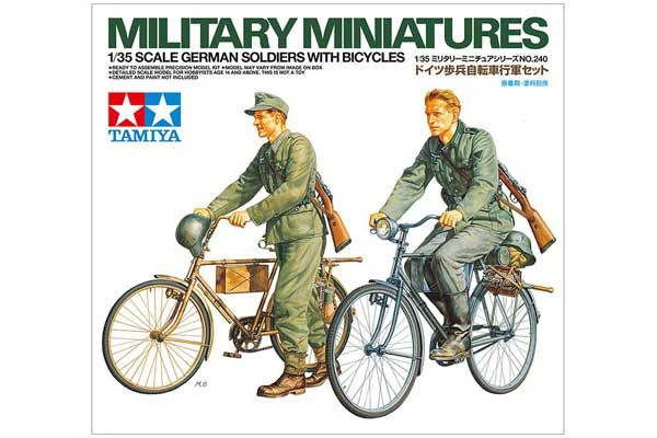Німецькі солдати з велосипедами (Tamiya 35240) 1/35 Німецькі солдати з велосипедами (Tamiya 35240) 1/35
