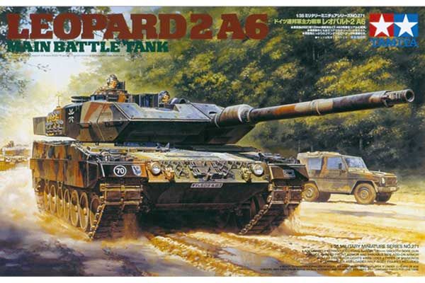 Leopard 2 A6 основний бойовий танк (Tamiya 35271) 1/35 Leopard 2 A6 основний бойовий танк (Tamiya 35271) 1/35